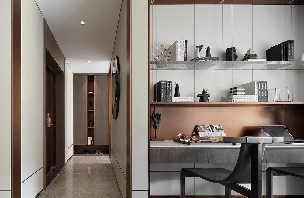 现代轻奢风格室内家装案例效果图-走廊 现代轻奢风格室内家装案例效果图-走廊