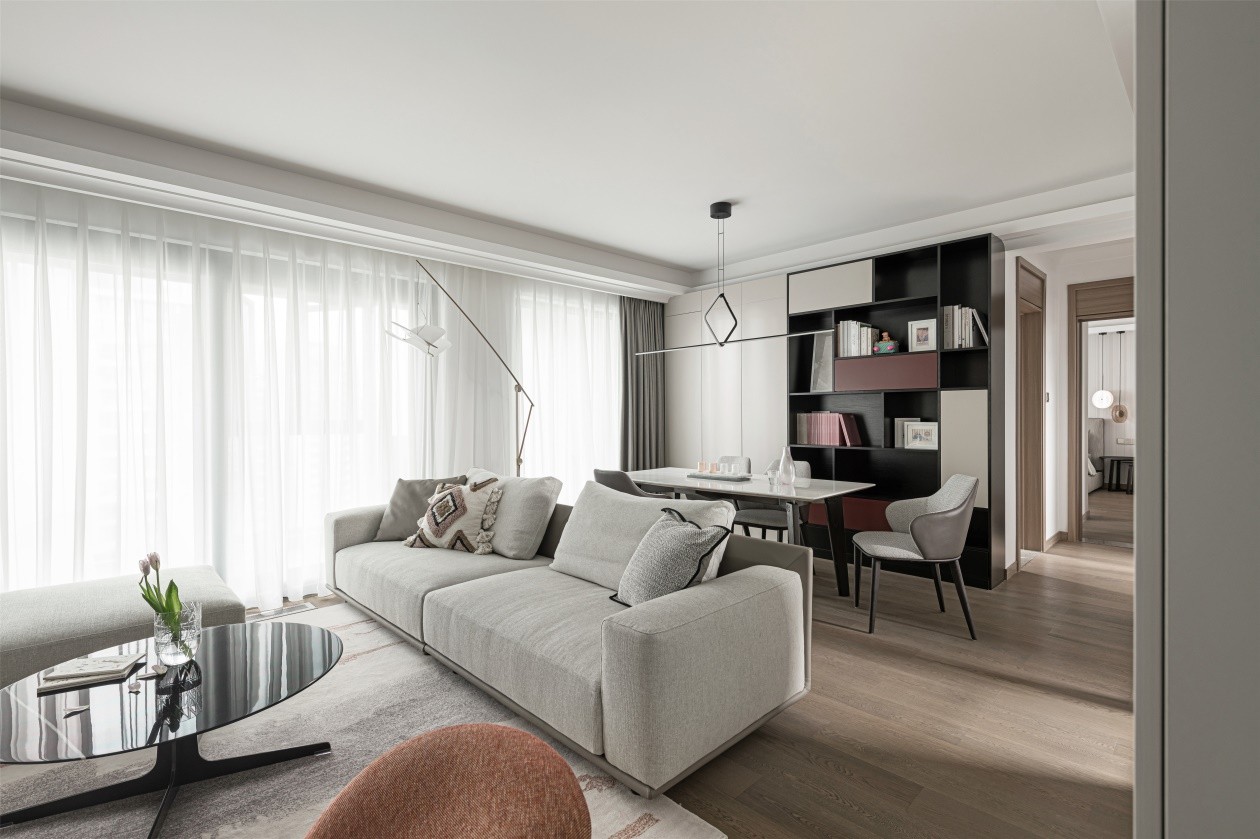 现代简约风格室内设计家装案例-客餐厅 现代简约风格室内设计家装案例-客餐厅